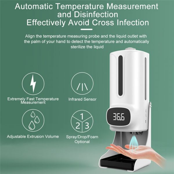 Wall-Mounted Body Thermometer, Industrial Automatic